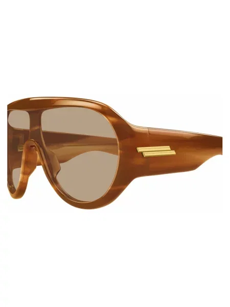 Bottega Veneta okulary przeciwsłoneczne brązowe