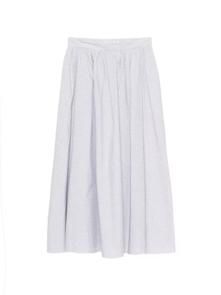 Fustă midi Manuel Ritz cu dungi alb