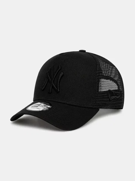 New Era Cap Clean Trucker New York Yankees Black/ Black negru