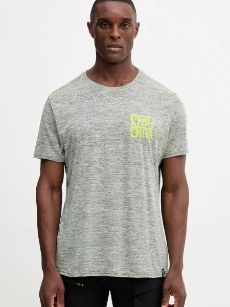 Športna kratka majica LA Sportiva Pocket Logo zelena