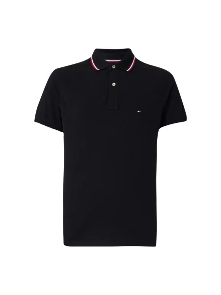 Koszulka polo Tommy Hilfiger klasyczna czarna