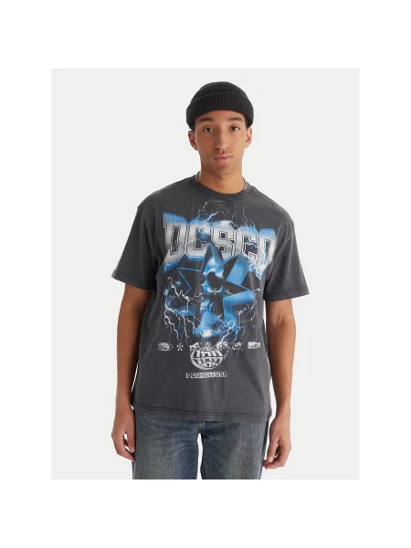 DC Shoes T-Shirt Skull Shock Regular Fit μαύρο