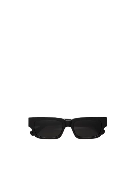 Retrosuperfuture Akcesoria unisex ONE SIZE Okulary Roma Acetat Logo czarny