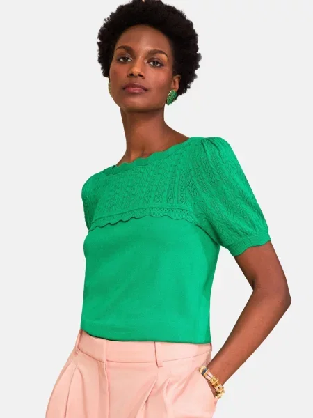 Love & roses Pulover verde