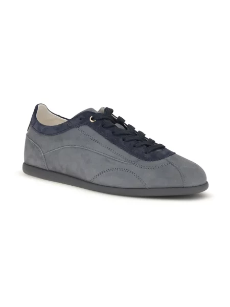 Sneakersy Brunello Cucinelli zamszowe niebieskie