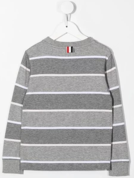 Bluza nierozpinana dziecięca Thom Browne szara