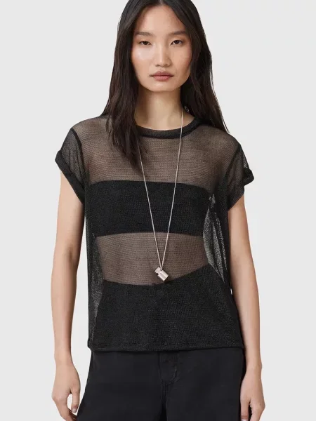 Majica AllSaints THEA črna