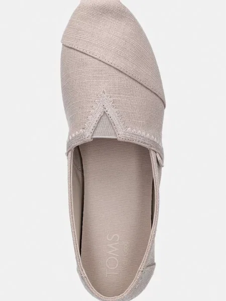 Lapos sarkú klasszikus espadrilles Toms bézs