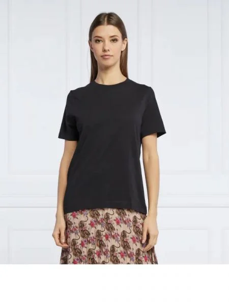 BOSS BLACK Tricou Ecosa | Relaxed fit negru