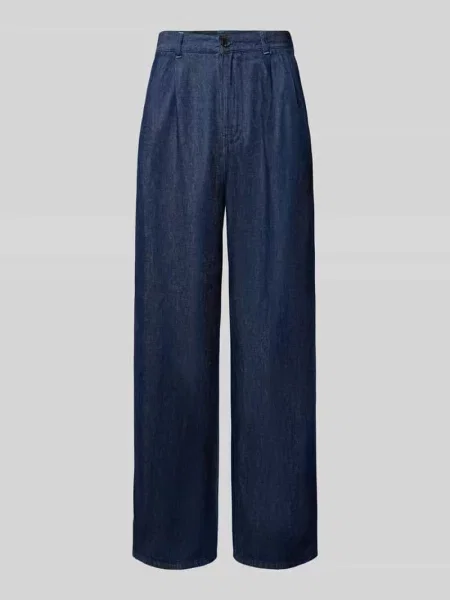 Jeansy o kroju loose fit z wpuszczanymi Scotch & Soda niebieskie