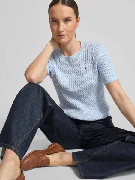 T-shirt Slim Fit z czystej bawełny Tommy Hilfiger