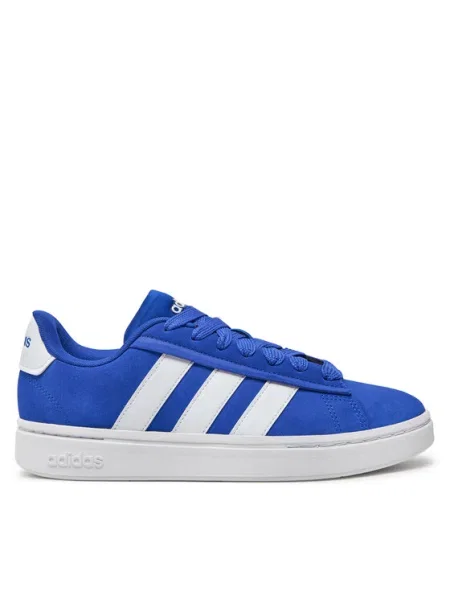 Велурени маратонки adidas Grand Court Alpha синьо