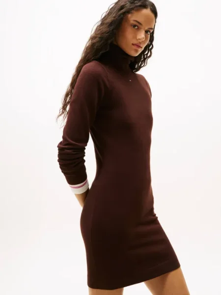 Tommy Jeans Rochie maro