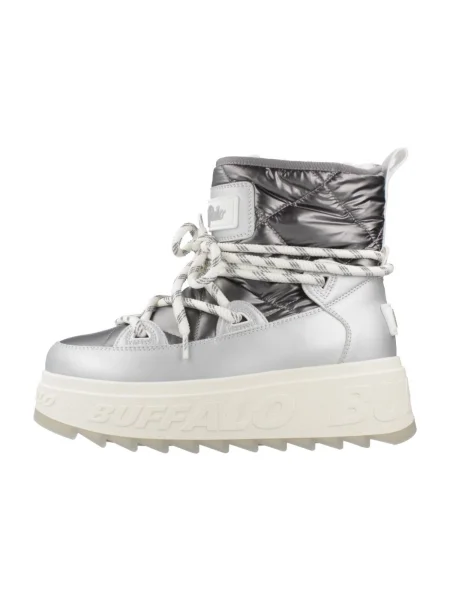 Pantofi Buffalo argintiu