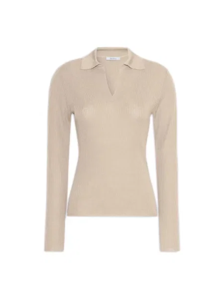 Top Max Mara z kaszmiru beżowy