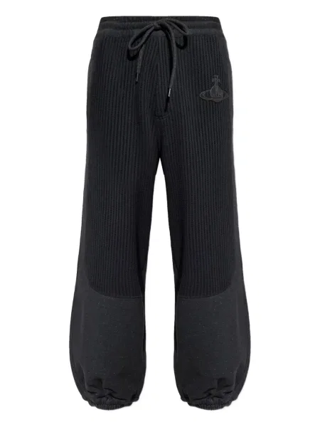 Žebrované kalhoty Vivienne Westwood šedé