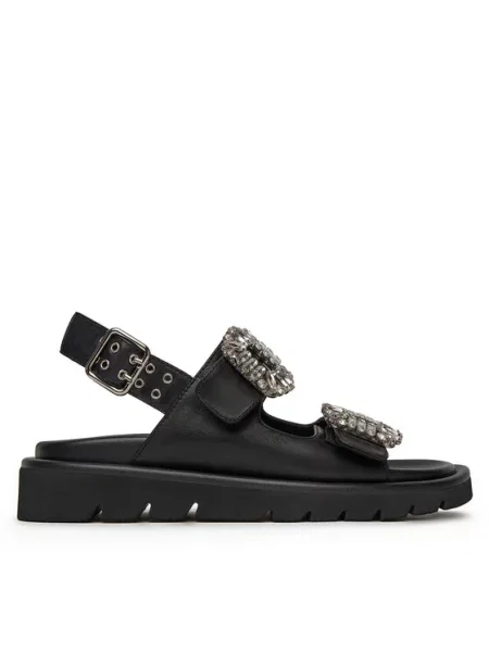 Eva Minge Босоніжки чорний