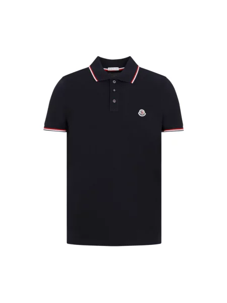 Koszulka polo Moncler casual niebieska