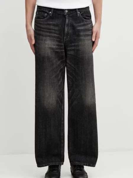 Traperice NEIGHBORHOOD WASHED DENIM DP WIDE crna