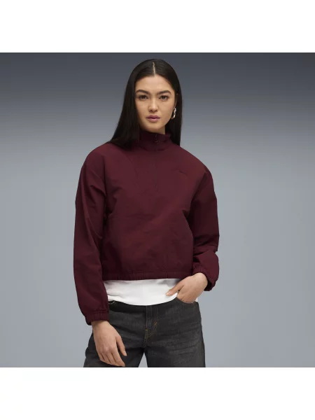 Bluza HER z zamkiem o luźnym kroju