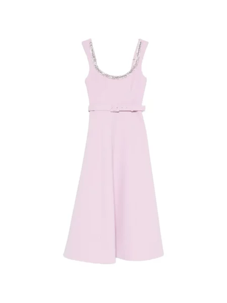 Cu centură rochie midi Rebecca Vallance violet