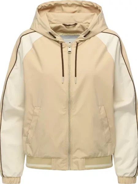 Ragwear Geacă funcțională Nicandra / nisipiu / maro închis bej