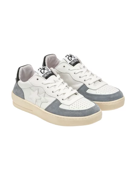 Sneakersy 2star skórzane białe