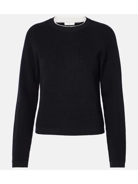 Pulover Vince de lână albastru