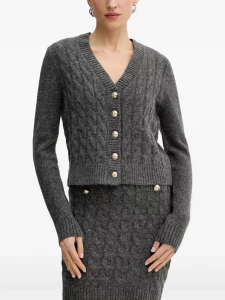 Rochie mini Morgan tricotate gri