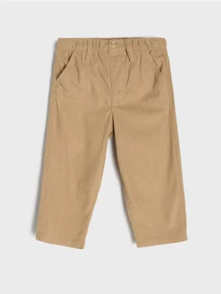 Sinsay Kalhoty slim fit béžová