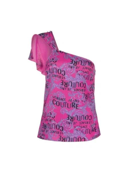 Top Versace Jeans Couture fioletowy