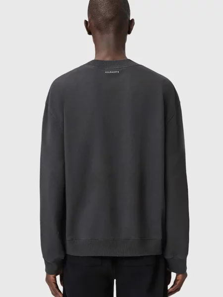 Кофта AllSaints з принтом чорний