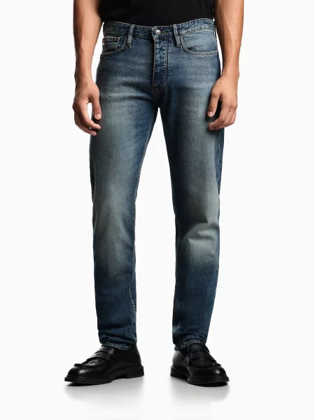Прямі джинси Emporio Armani синій