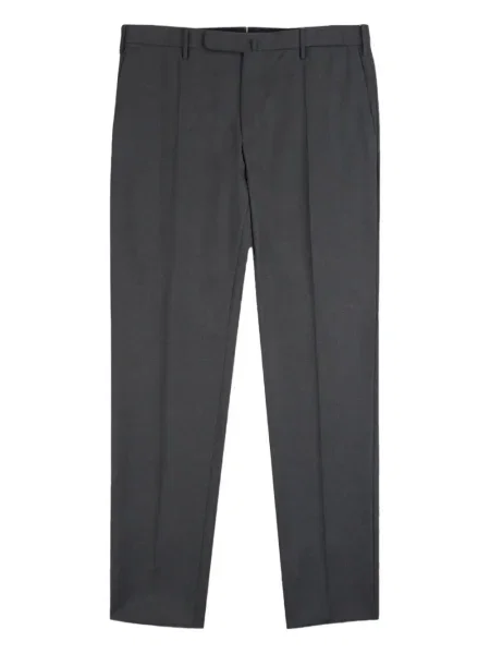 Pantaloni Incotex de lână conici gri