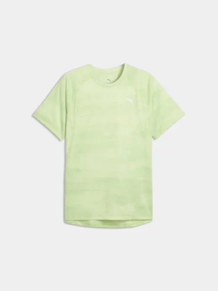 Футболка Puma для бега зеленая