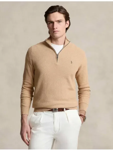 Polo Ralph Lauren Pulover maro cămilă bej
