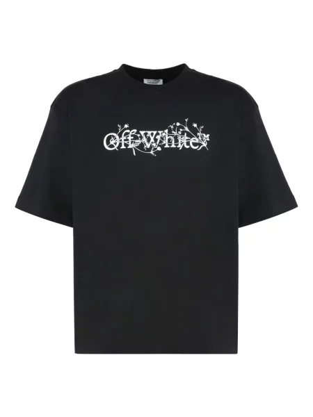 Tricou Off-white cu decolteu rotund alb