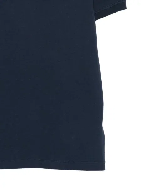 Tricou polo Rossignol cu autograf albastru