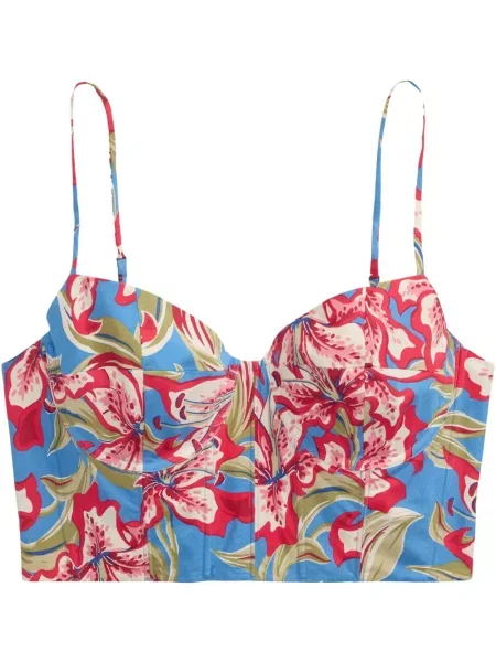 Polo Polo Ralph Lauren z twillu do kolan plisowane żółte