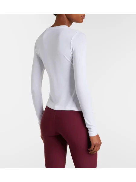 Tricou Varley din jerseu alb