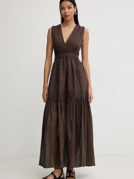 Twinset sukienka letnia brązowa