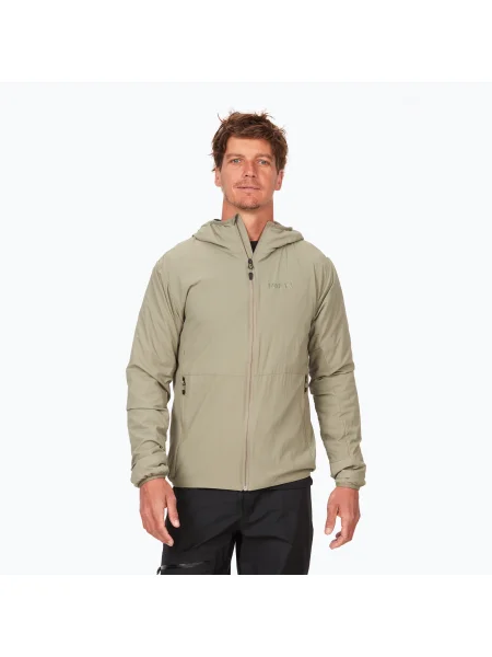 Мъжко хибридно яке Marmot Alt HB Hoody vetiver бежово
