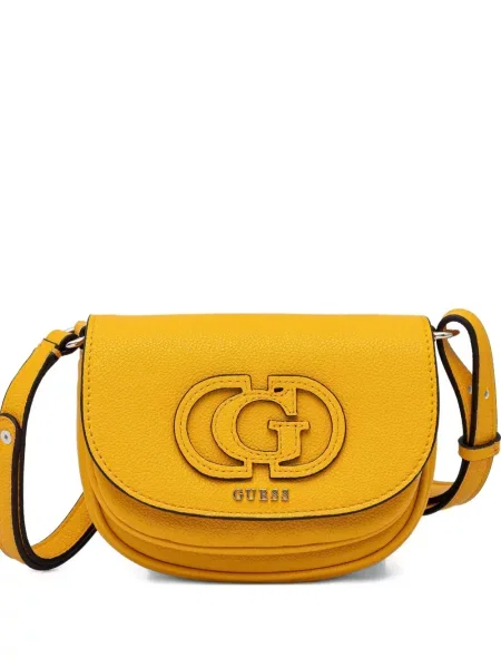 Crossbody torbica Guess s autogramom žuta