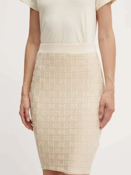 Mała mały osłona spódnica mini Marciano Guess beżowa