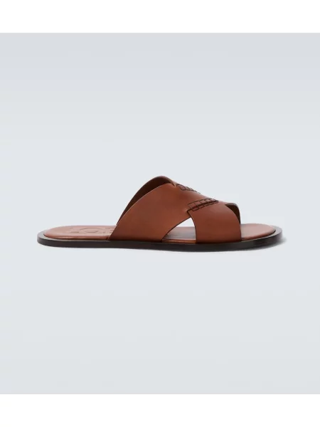 Sandale Loewe din piele maro