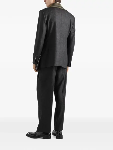 Pantaloni Dolce & Gabbana de lână gri
