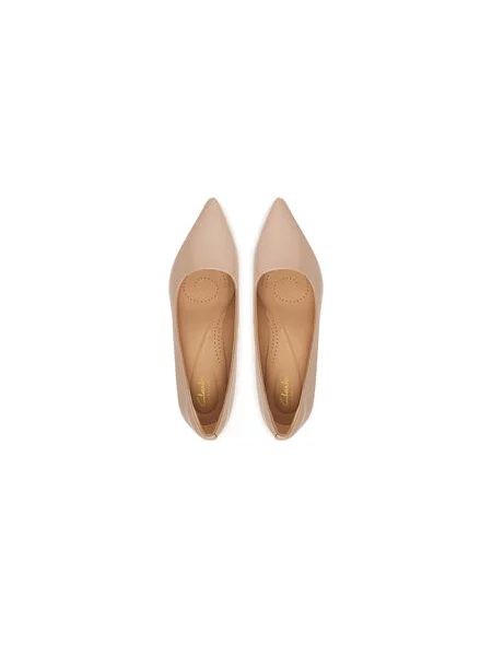 Félcipő Clarks bézs