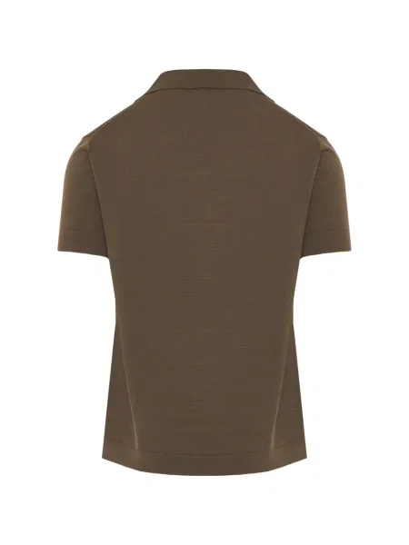Scurt tricou Brioni maro