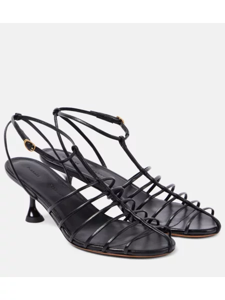 Koszulka Proenza Schouler skórzana czarna