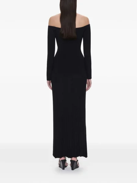 Rochie midi Christopher Esber negru